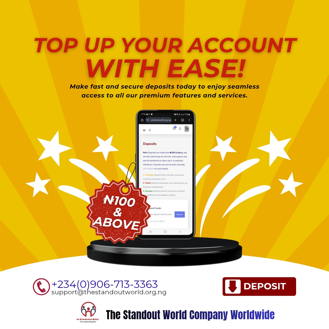 Have you made your deposit yet?